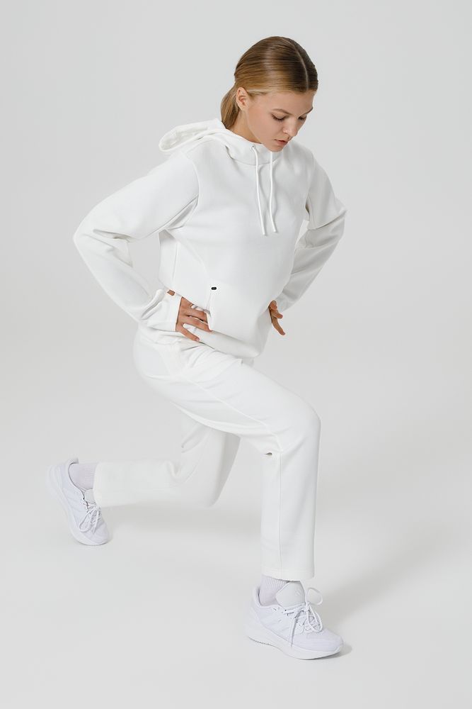 Худи унисекс Begi, молочно-белое-5