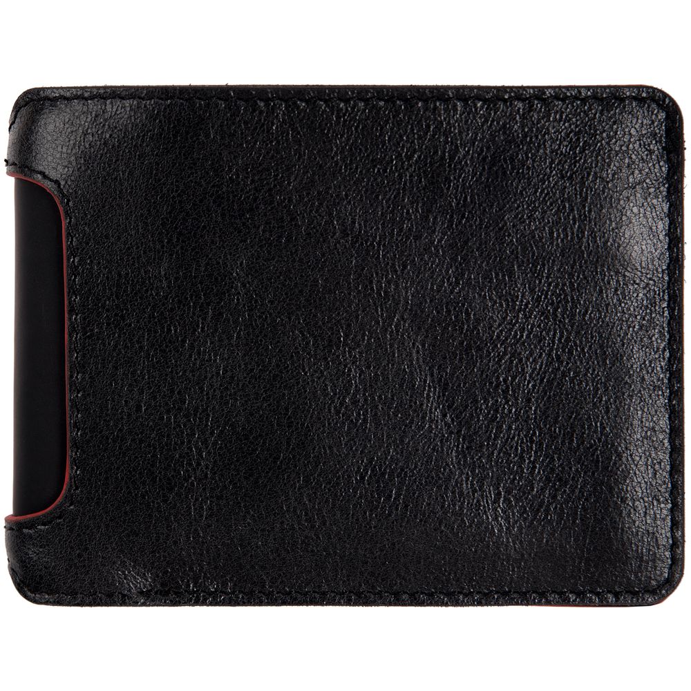 Портмоне Arrival, черное с красным-1