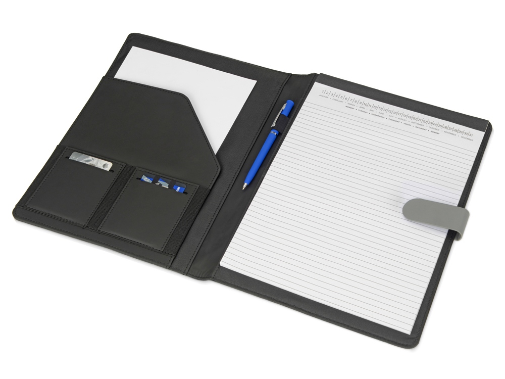 Папка для документов Route с блокнотом, светло-серый-1