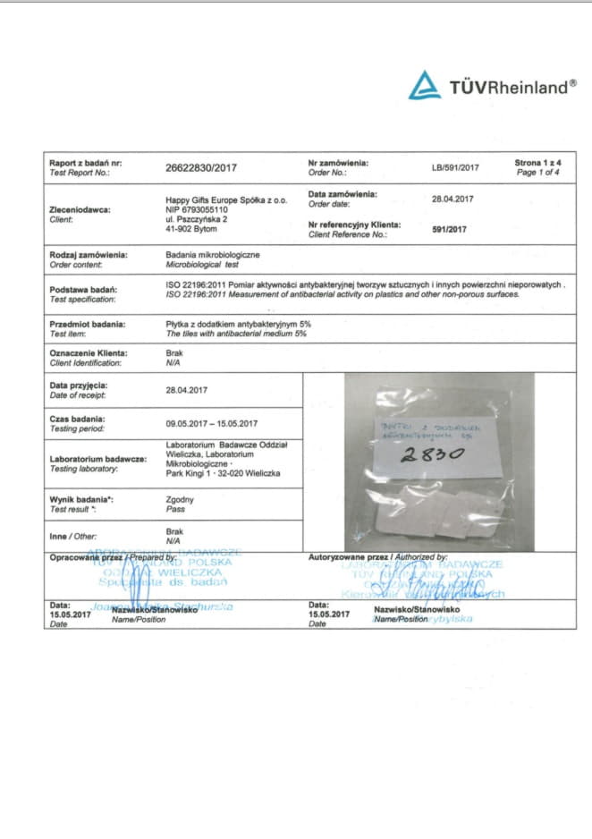 Ручка шариковая из антибактериального пластика FORTE SAFETOUCH, серый-2