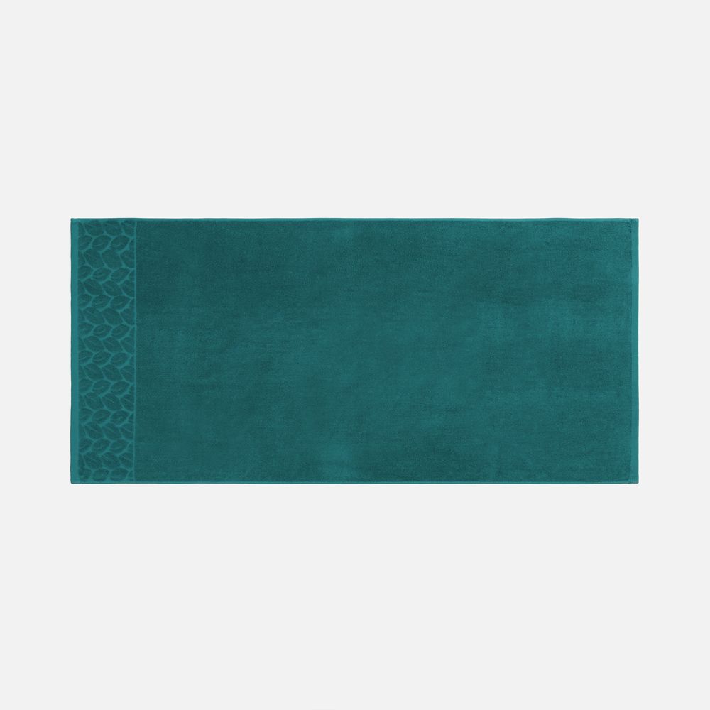 Полотенце махровое Hoya, большое, темно-бирюзовое-1