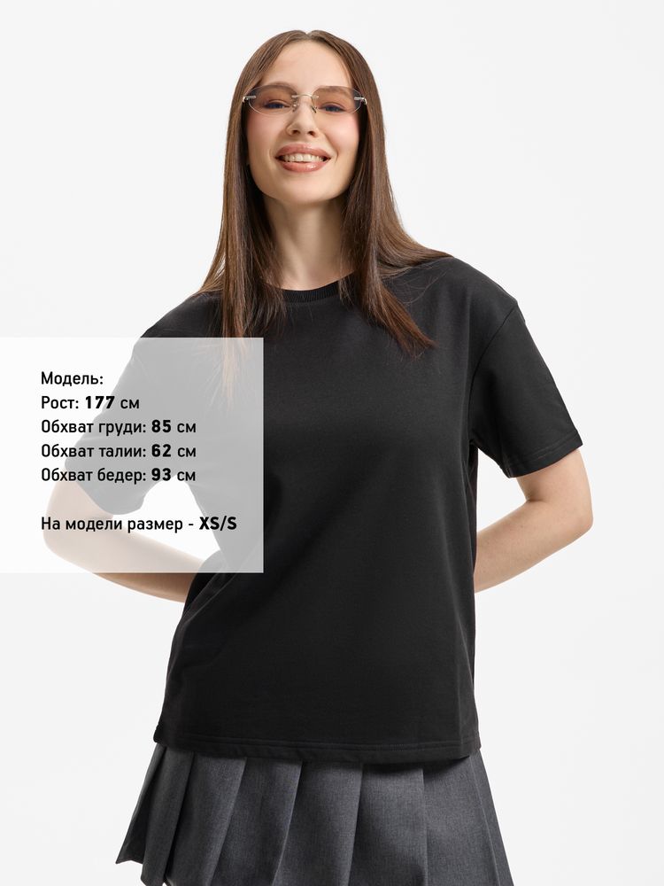 Футболка унисекс Durington, черная-3