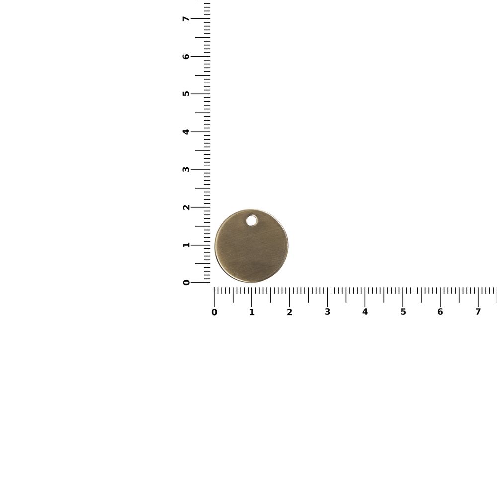 Шильдик металлический Alfa Sirkel, бронзовый-1