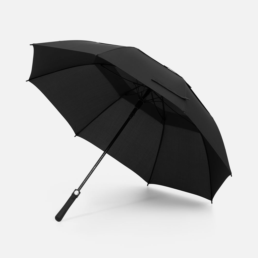 Зонт-трость Dome Double, черный-1