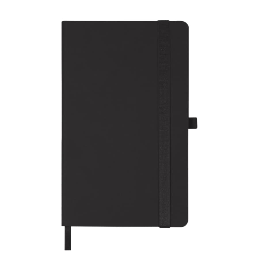 Ежедневник недатированный HAMILTON, A5, черный, кремовый блок, черный-3