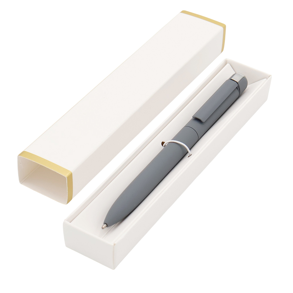 Ручка Espada в коробке Cradle белой с позолотой, Серый-0