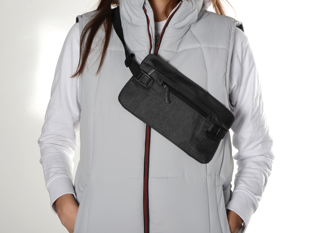 Сумка на пояс District, темно-серый-7