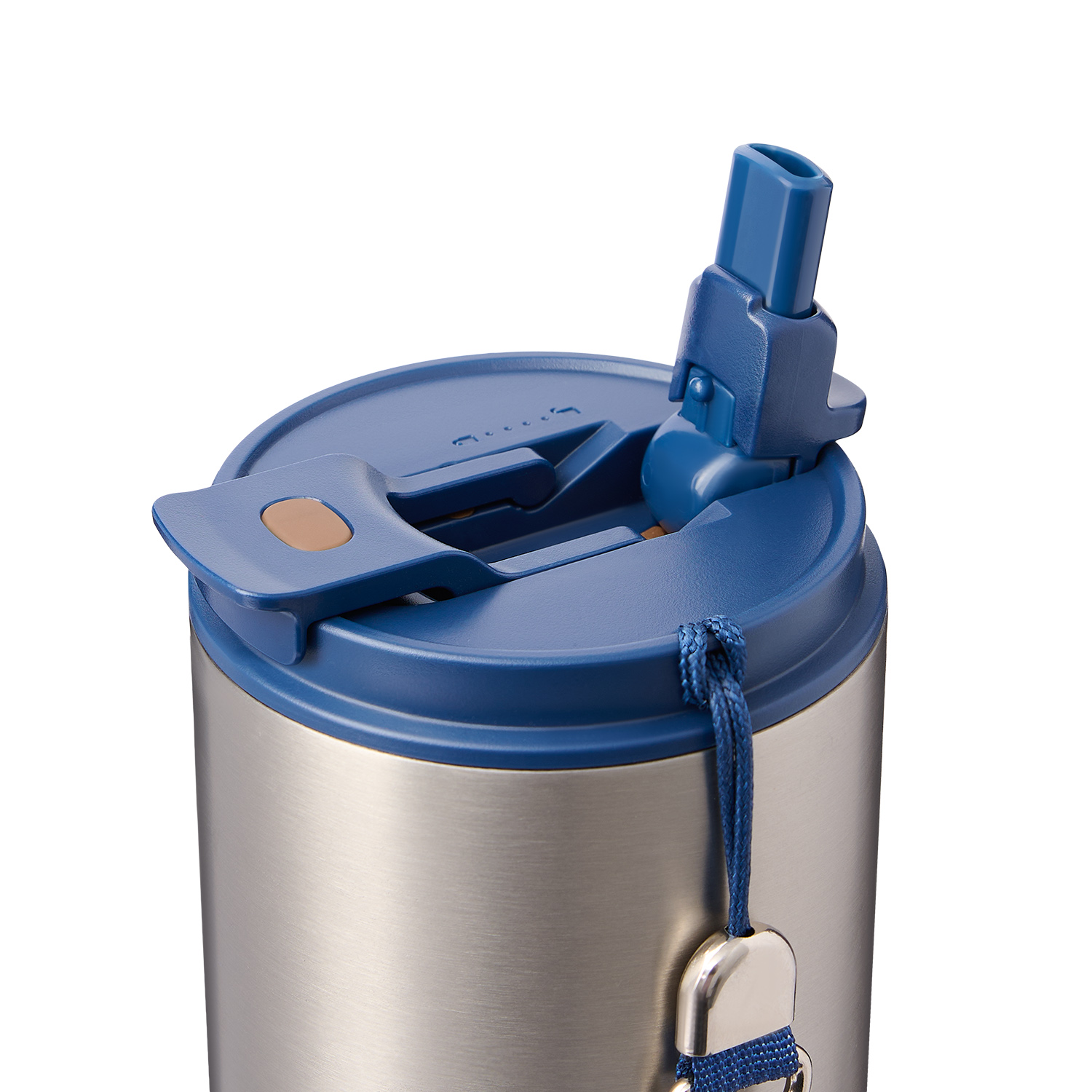 Термокружка вакуумная Авеню (Avenue), синяя-4