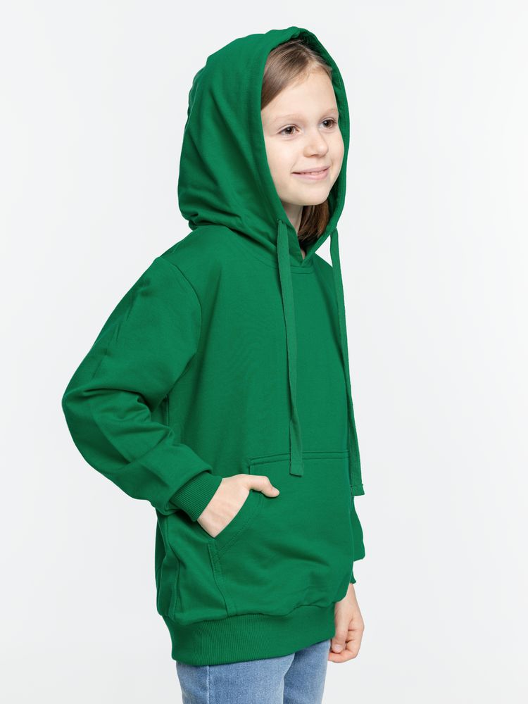 Худи детское Kirenga Kids 2.0, зеленое-2