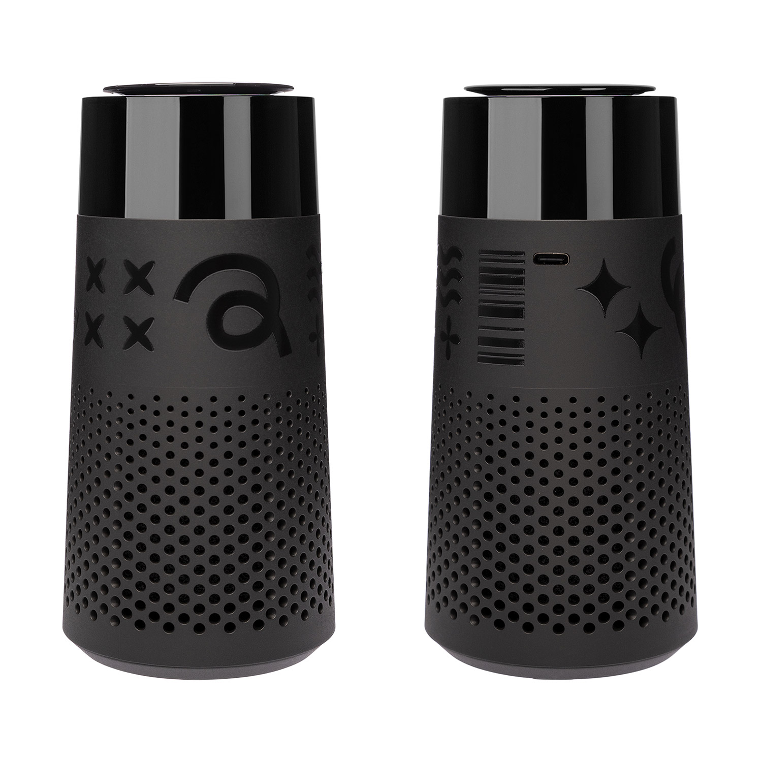 Очиститель воздуха с подсветкой Pure, черный-6