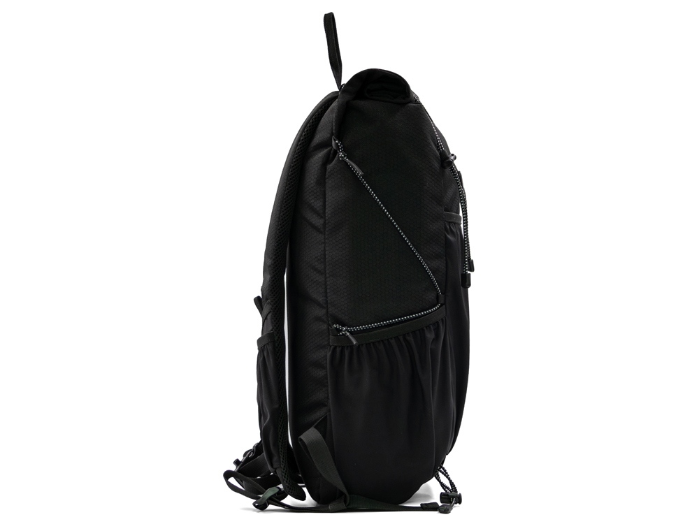 Легкий складывающийся рюкзак-мессенджер Venturer Eco, черный-4
