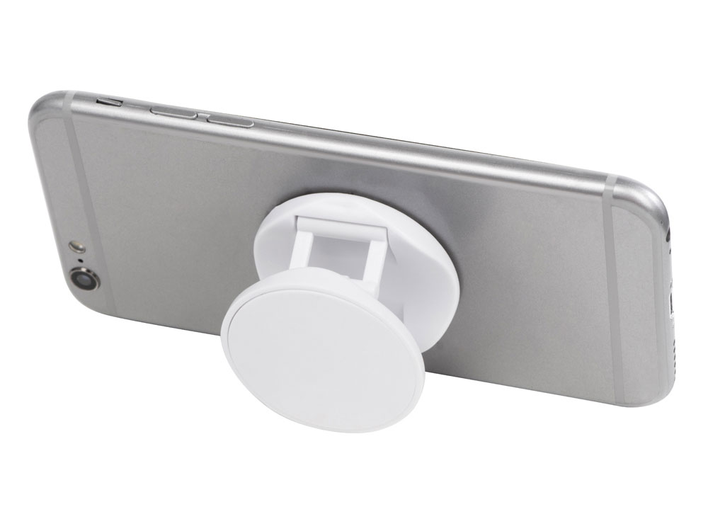 Держатель для телефона с отверстием для пальца Pop Flex, белый-10