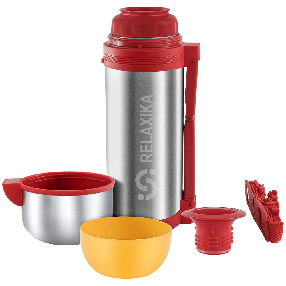 Термос для еды и напитков Relaxika 1500, стальной-2