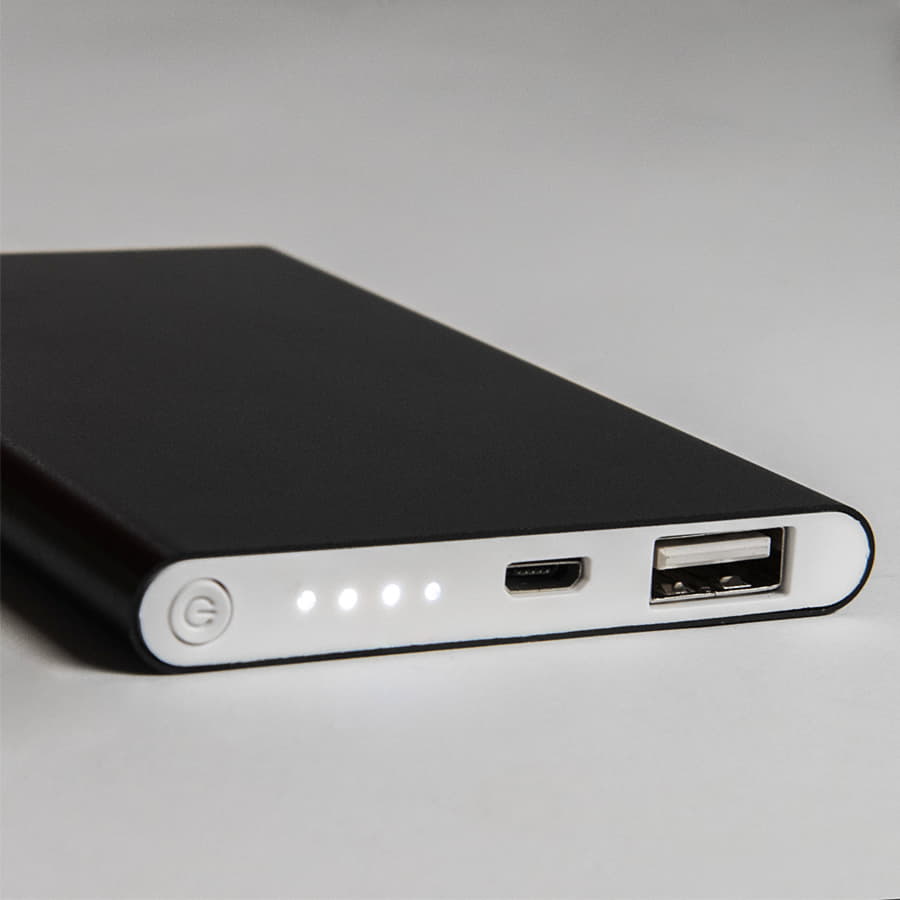 Универсальный аккумулятор Al 4 (4000 мАч), черный, 11х6.9х0,98 см, черный-3