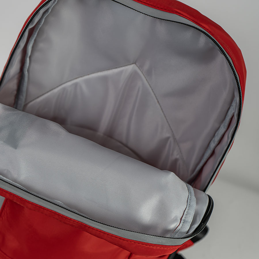 Рюкзак SHINE, красный, 38 х 23 х 12 см, 100% нейлон, красный-4