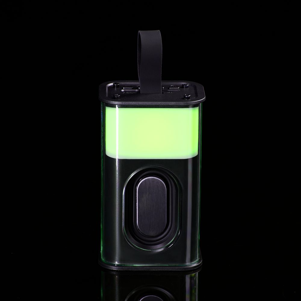 Bluetooth-колонка с подсветкой Groove, серая-6
