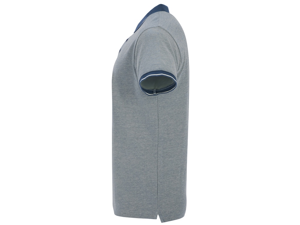 Рубашка поло Bowie мужская, меланжевый нэйви-2