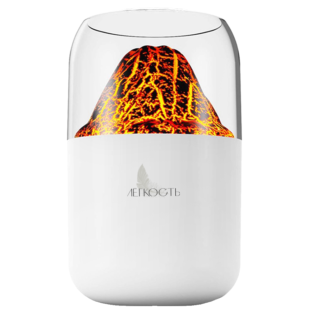 Светодиодный USB увлажнитель-аромадиффузор Volcano 2.0, Белый-1