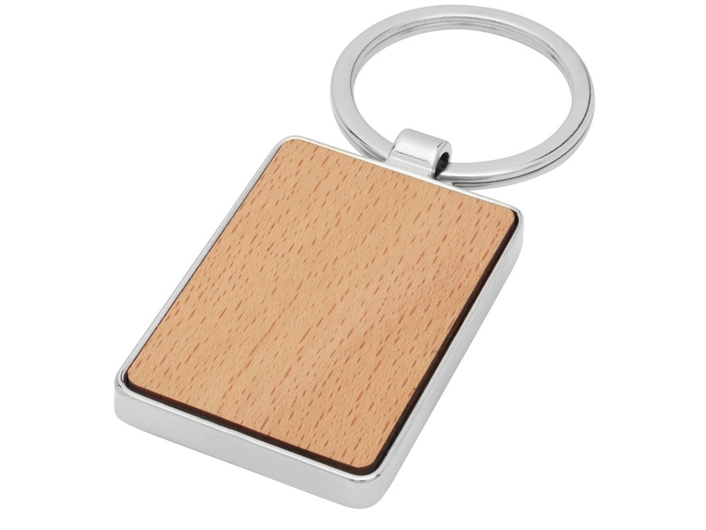 Прямоугольный брелок Mauro из бука, дерево-0