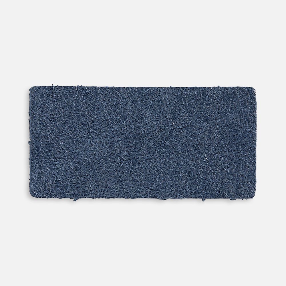 Лейбл кожаный Pasek, XS, синий-1