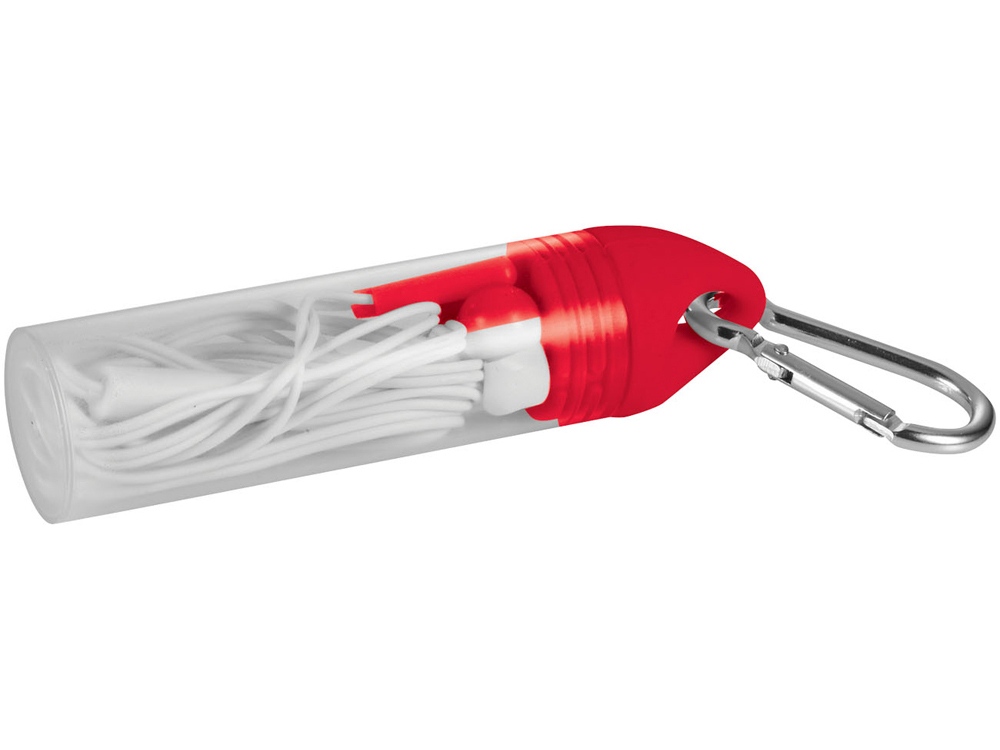 Наушники Earbuds, красный-0