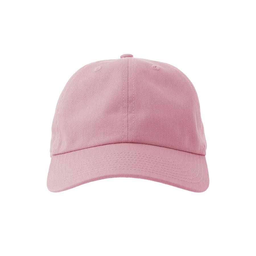 Бейсболка DAD HAT-S, 6 клиньев, металлическая застежка, розовый-7