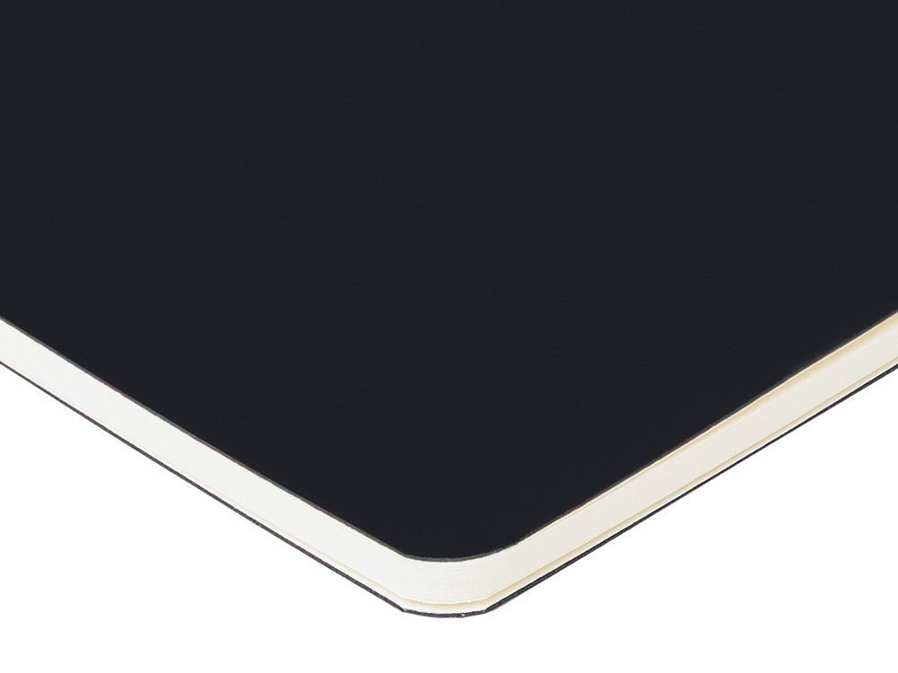 Скетчбук Sketch & Art в мягком переплете 147х210 мм, 32 л. бежевой бумаги 100 г/м2, черный-3