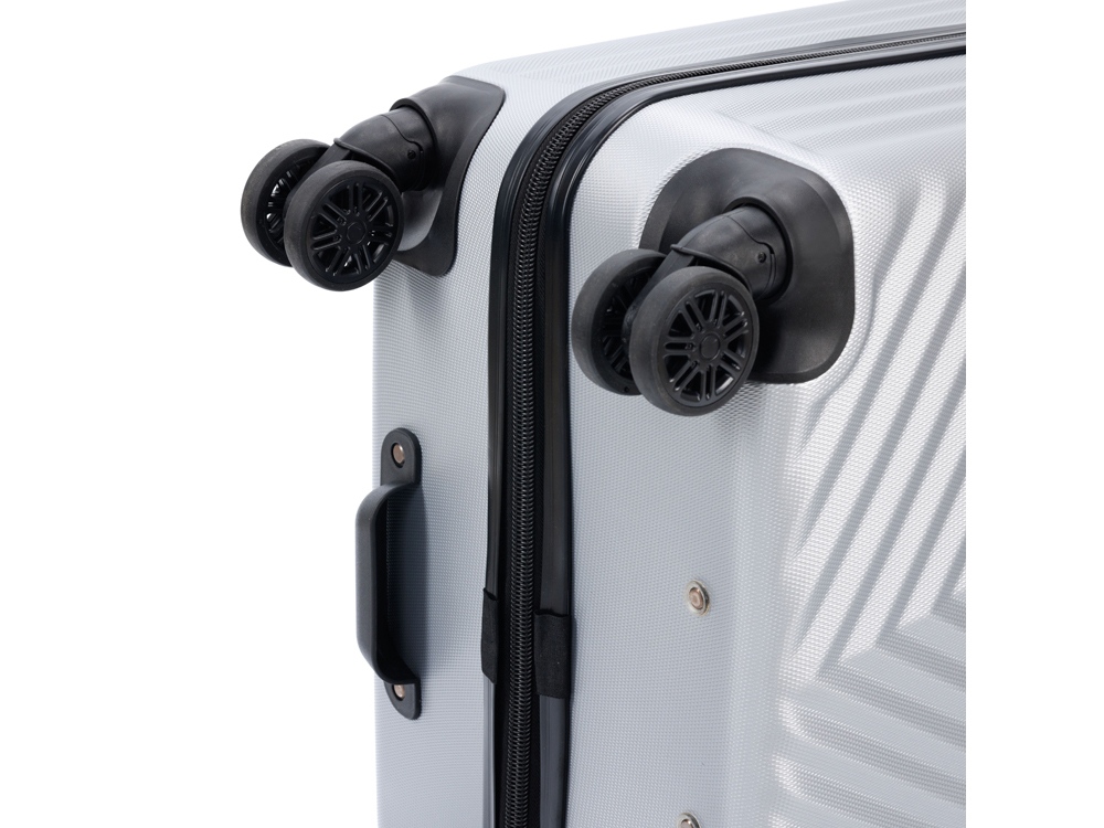 Чемодан TORBER Lama, серебристый, ABS-пластик, 43 х 25,5 х 67 см, 62 л-7