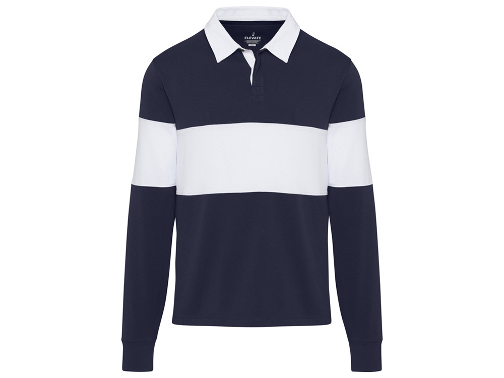 Clyde толстовка-поло унисекс для регби - Темно - синий / Белый-1