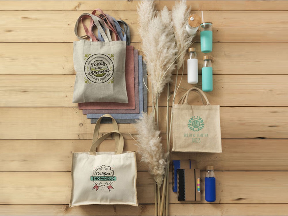 Сумка-тоут Pheebs из переработанного хлопка 150 г/м2, натуральный-4