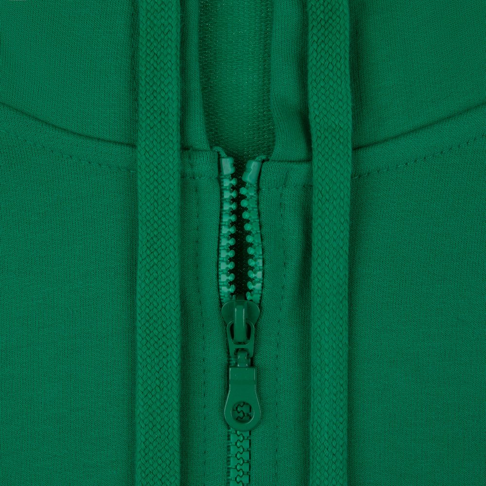 Толстовка на молнии с капюшоном Siverga 2.0, зеленая-4