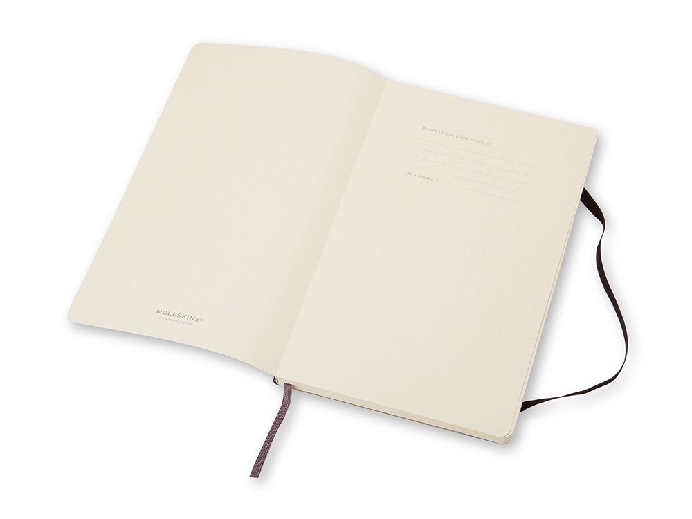 Записная книжка Moleskine Classic Soft (нелинованный), Pocket (9х14 см), черный-1