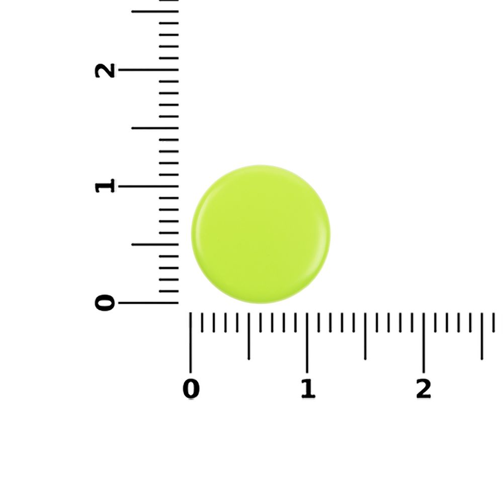Кнопка Clavis, M, желтый неон-1