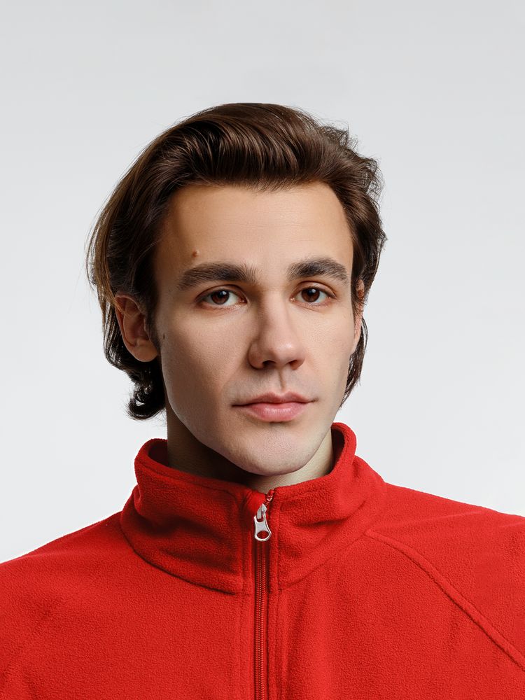 Куртка флисовая унисекс Fliska, красная-3