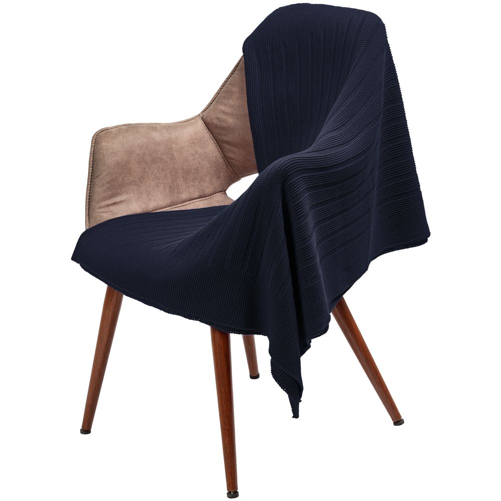 Плед Field, темно-синий-1