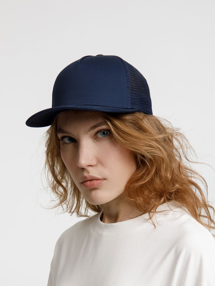 Бейсболка Seguro Air, темно-синяя-4