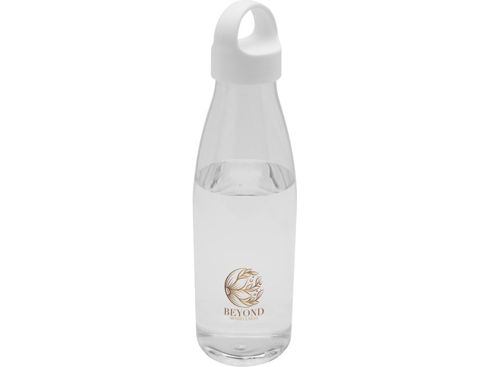 Bergen бутылка для воды объемом 800 мл из переработанной пластмассы, прозрачный-3