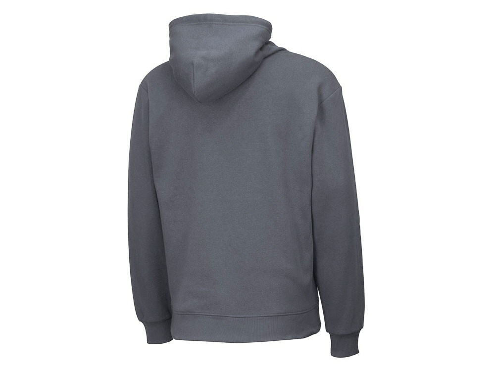 Толстовка с капюшоном оверсайз Lisbon унисекс, темно-серый-11