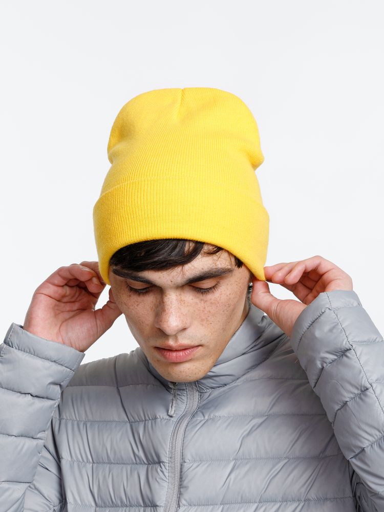 Шапка Urban Flow, желтая-5