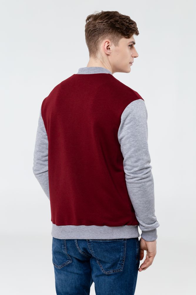 Бомбер College, бордовый-3