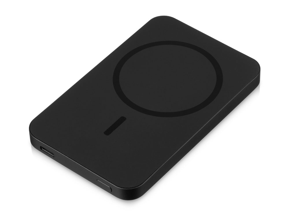Магнитный беспроводной внешний аккумулятор Razor, 5000 mAh, металл, черный-0