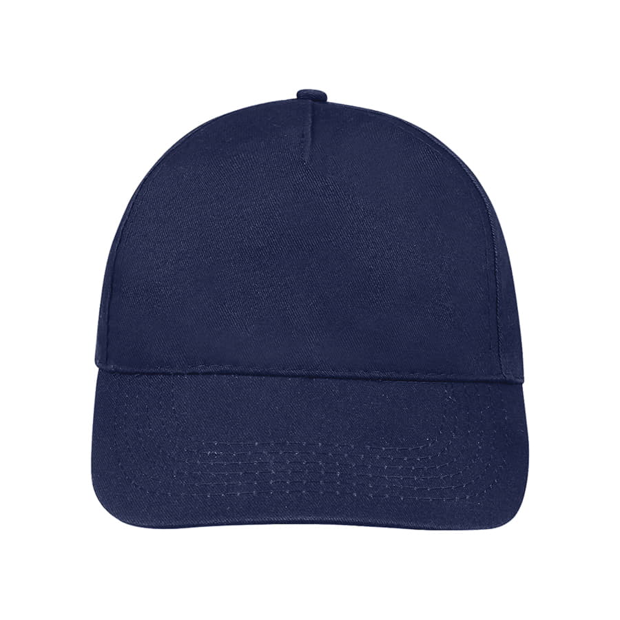 Бейсболка SUNNY, 5 клиньев, застежка на липучке, темно-синий-2