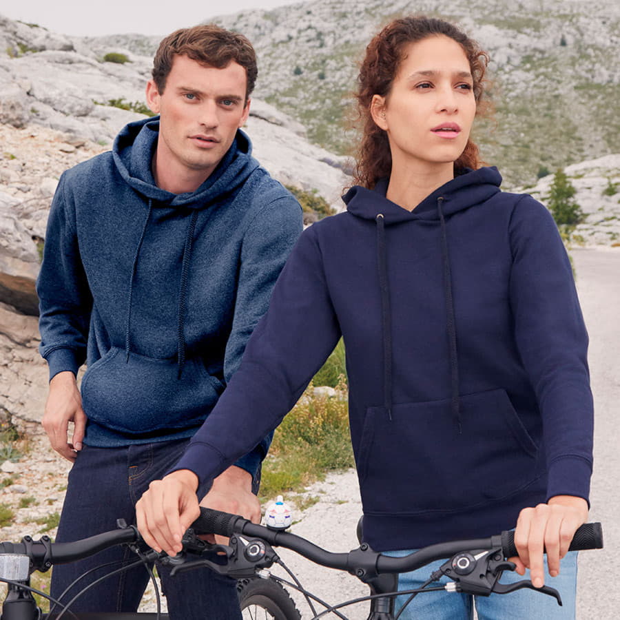 Толстовка с начесом CLASSIC HOODED SWEAT 280, темно-синий-2