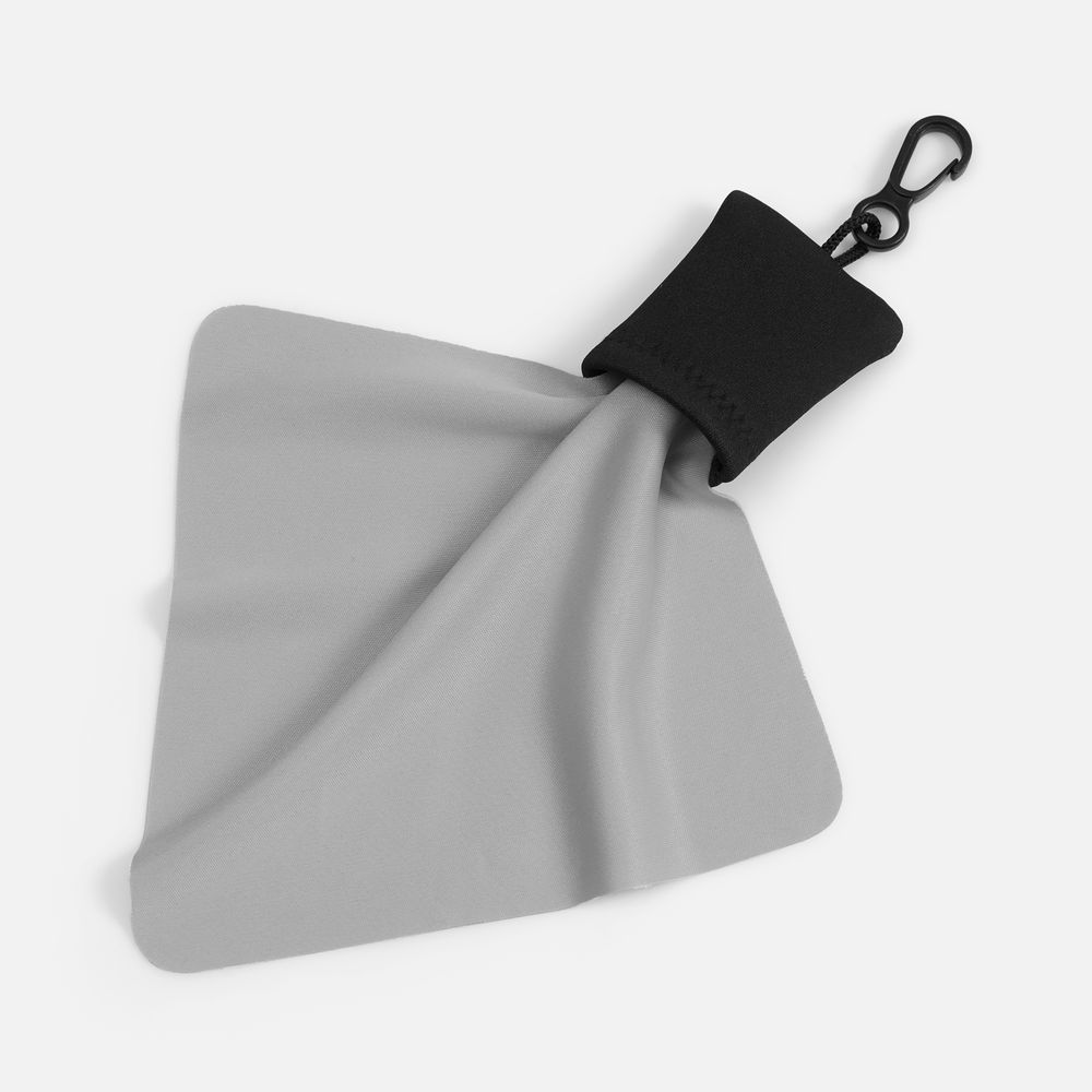 Очищающая салфетка Specta, серая с черным-1