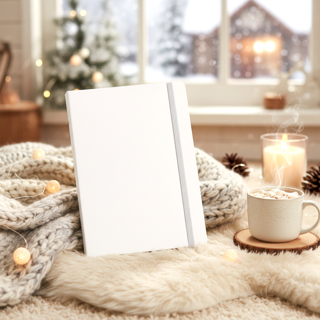 Ежедневник A5 недатированный Dante в мягком переплёте софт-тач, Белый-3