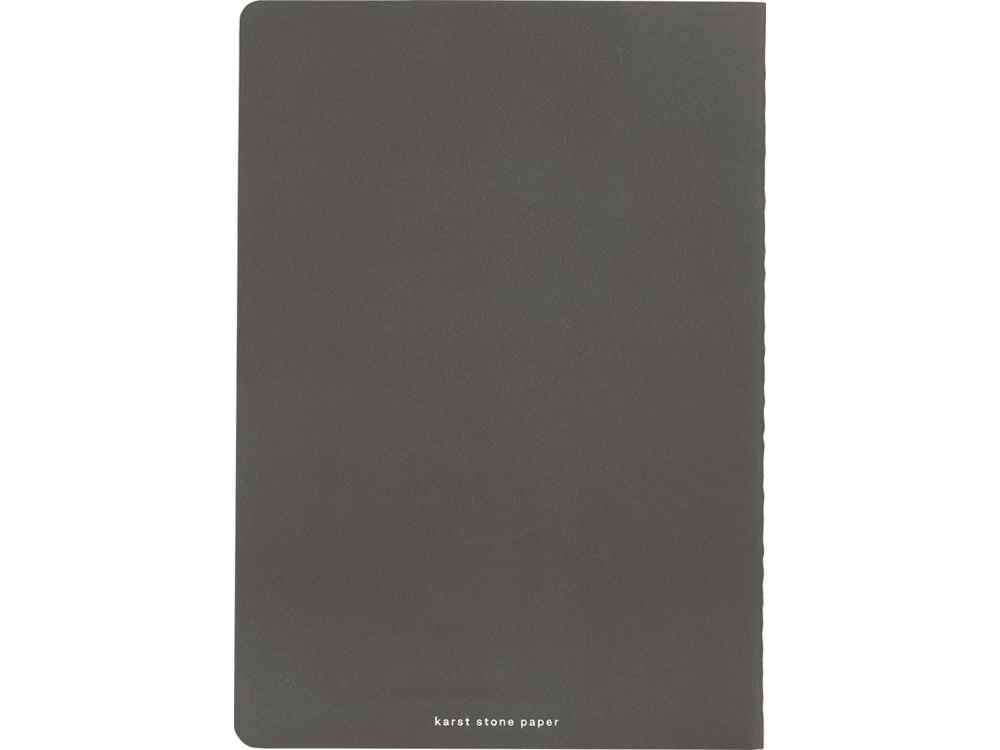 Комплект из двух блокнотов Karst формата A5 с листами из каменной бумаги, slate grey-2
