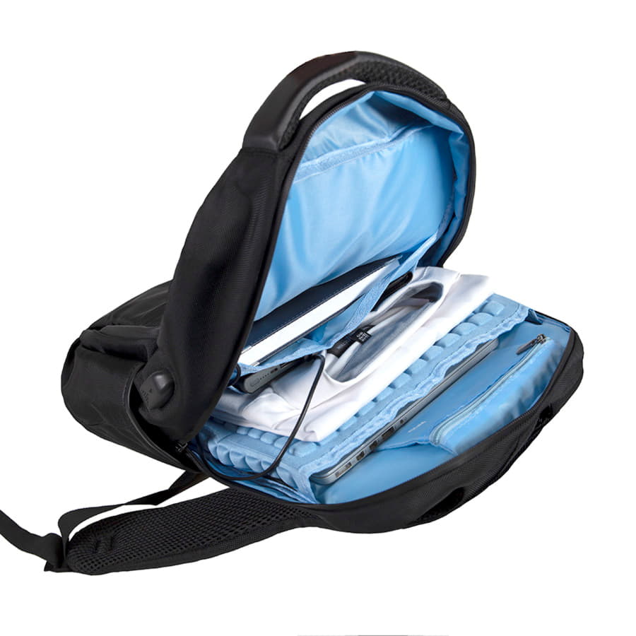 Рюкзак SPARK c RFID защитой, черный-7