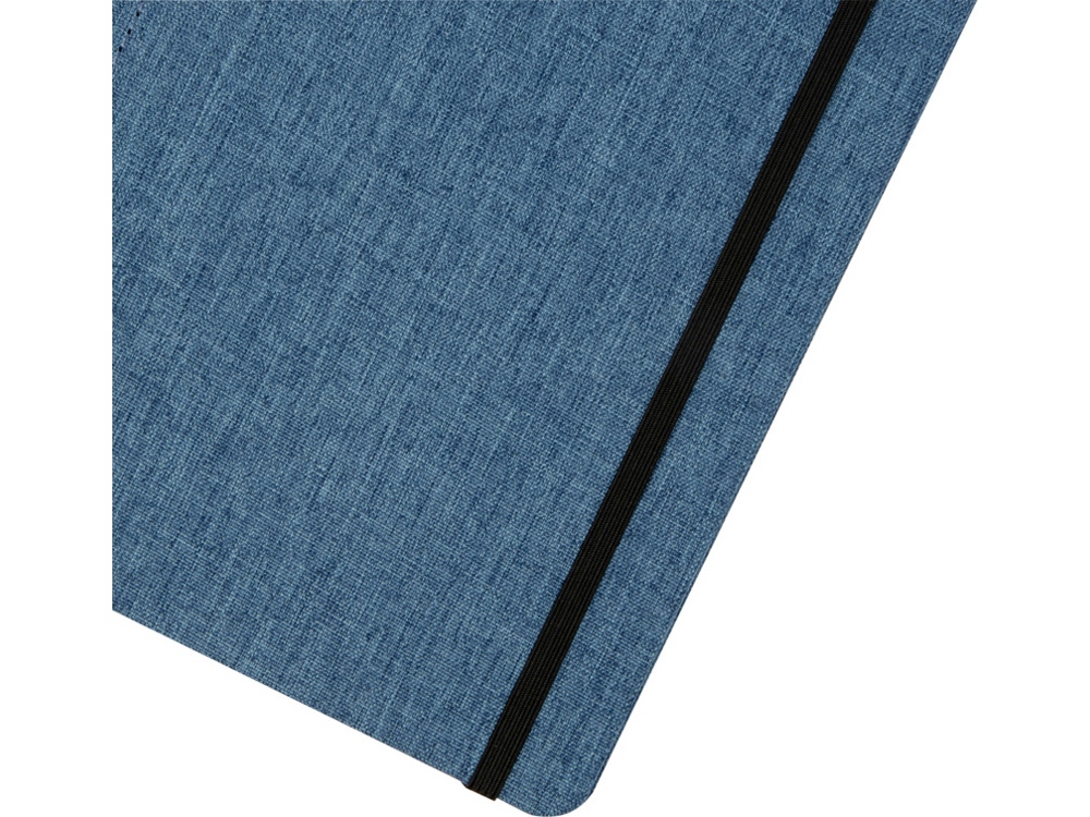 Блокнот Orin, формат А5, из переработанного ПЭТ, синий-5