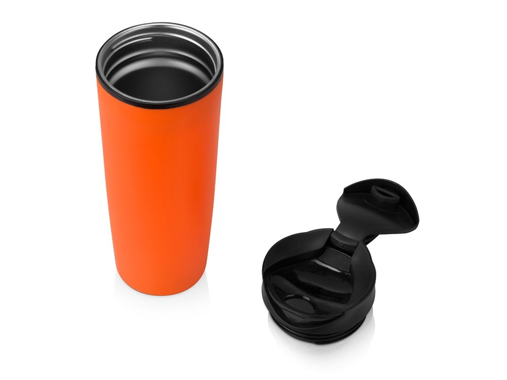 Термокружка Годс металл 470мл, оранжевый-3