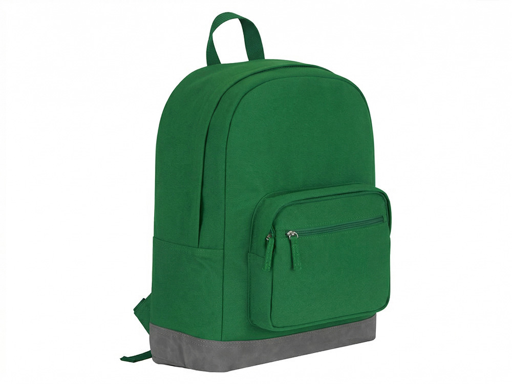 Рюкзак Shammy с эко-замшей для ноутбука 15, зеленый-3